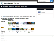 Tablet Screenshot of freepuzzlegames.biz