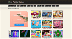 Desktop Screenshot of freepuzzlegames.org