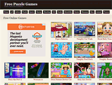 Tablet Screenshot of freepuzzlegames.org